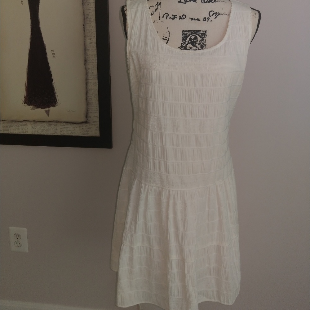 Max Studio‎ sleeveless White dress, size L